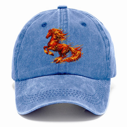 EMBER RISING | Sparks forming into horse shape | Particles of fire | Energy - Classic Cap - Summer Sky(Blue)