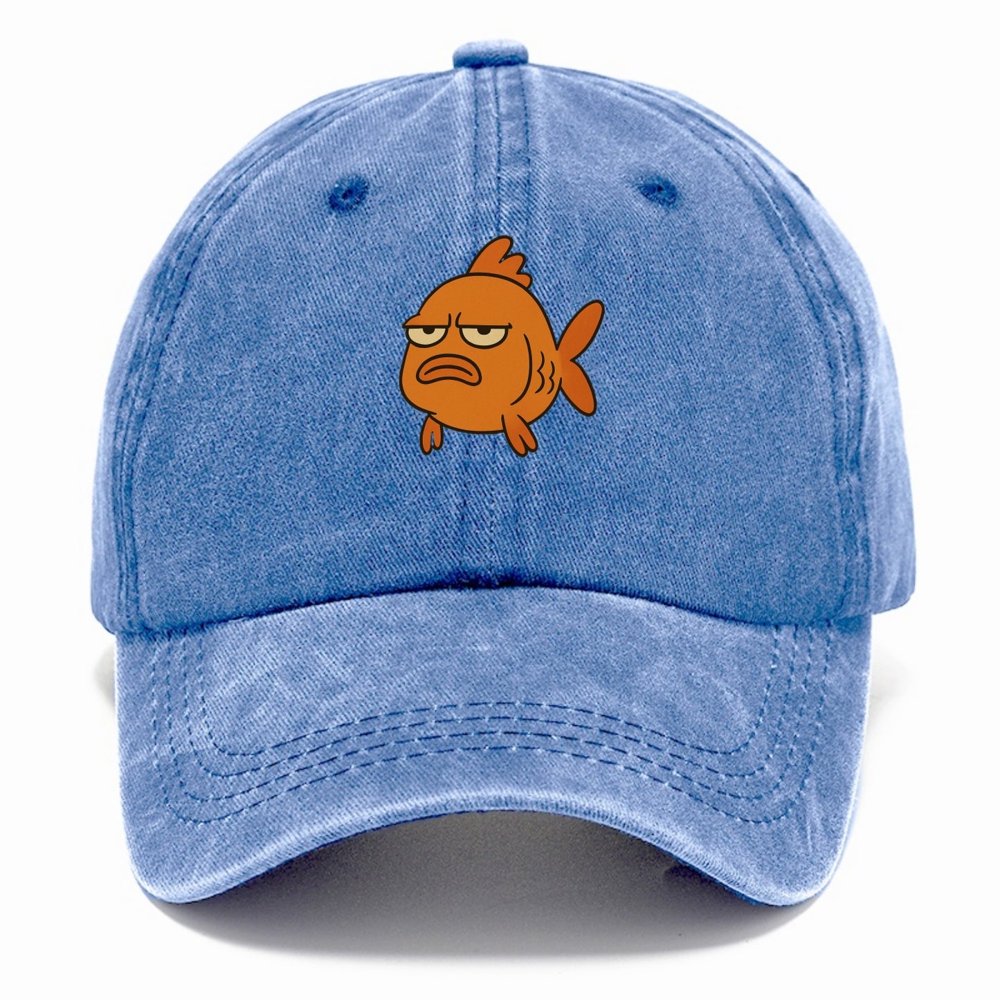 The Goldfish Judging Silently - Classic Cap - Summer Sky(Blue)