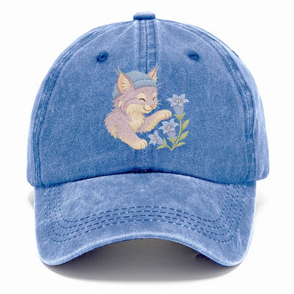 Lynx and Gentian  - Classic Cap - Summer Sky(Blue)