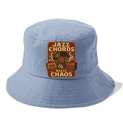 Jazz chords with hyperpop energy - "Jazz Meets Chaos" - unexpected fusion - Bucket Hat - Summer Sky(Blue)