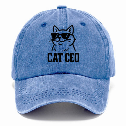 CEO Cat Boss - Classic Cap - Summer Sky(Blue)