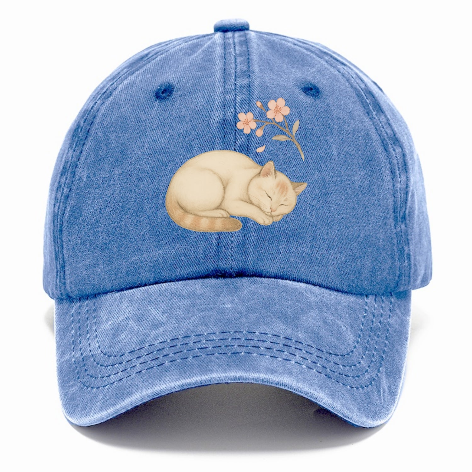 Zen Garden Cat  - Classic Cap - Summer Sky(Blue)