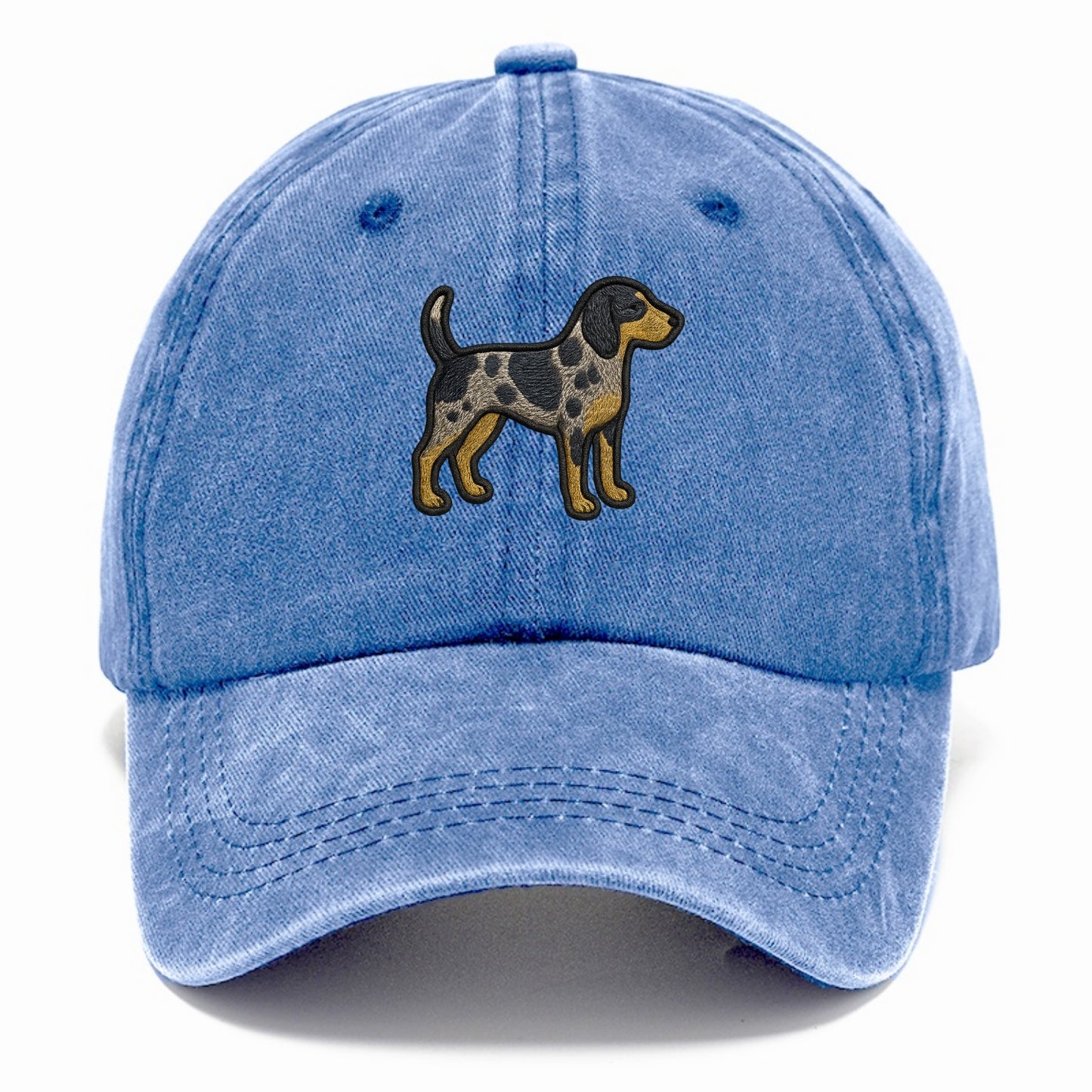 Bluetick Coonhound - Trendy spotted hound logo with prominent black border - Classic Cap - Summer Sky(Blue)