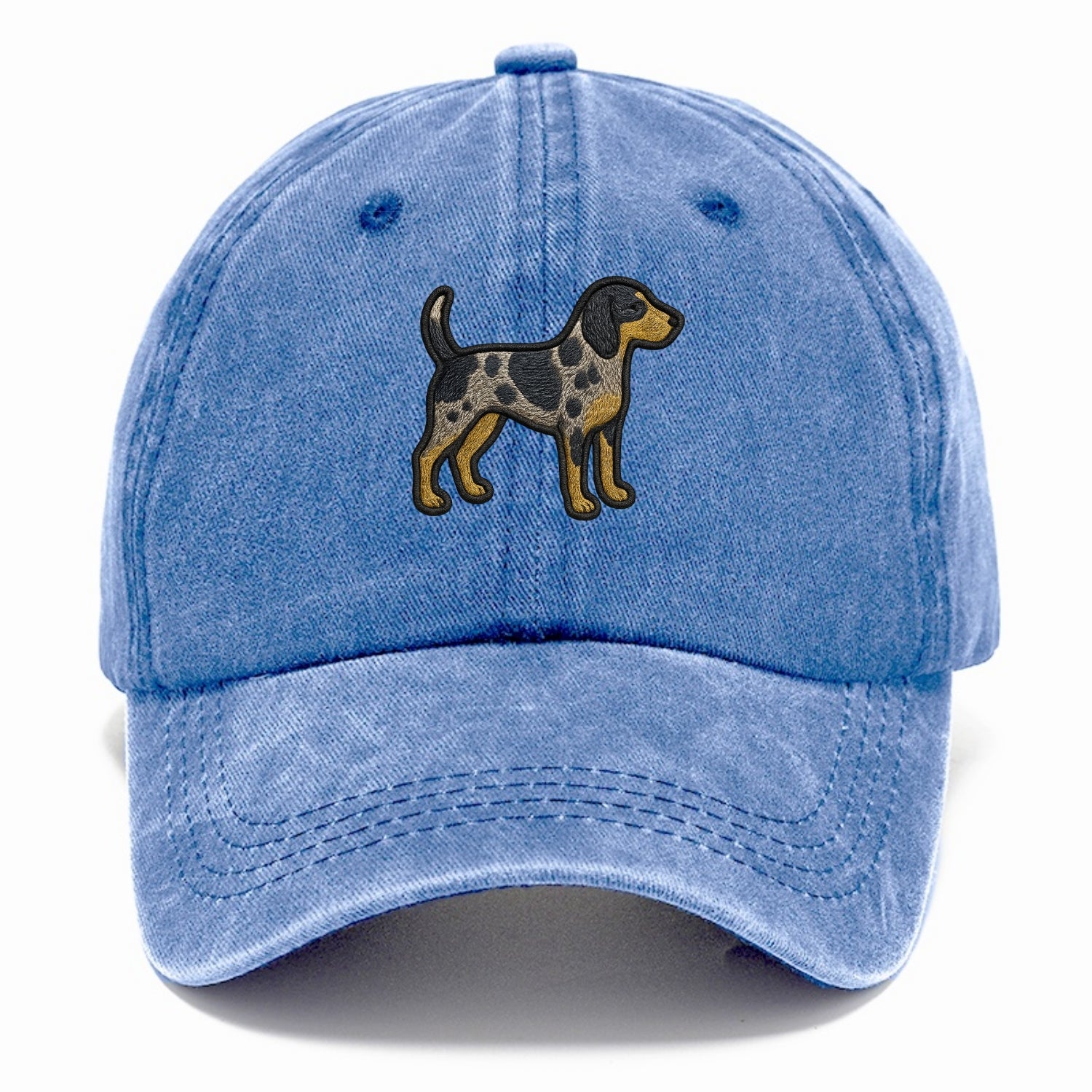 Bluetick Coonhound - Trendy spotted hound logo with prominent black border - Classic Cap - Summer Sky(Blue)