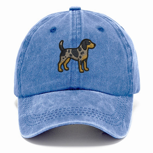 Bluetick Coonhound - Trendy spotted hound logo with prominent black border - Classic Cap - Summer Sky(Blue)