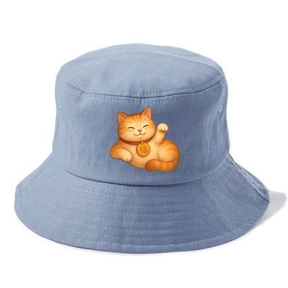 Maneki Neko Pose - Bucket Hat - Summer Sky(Blue)