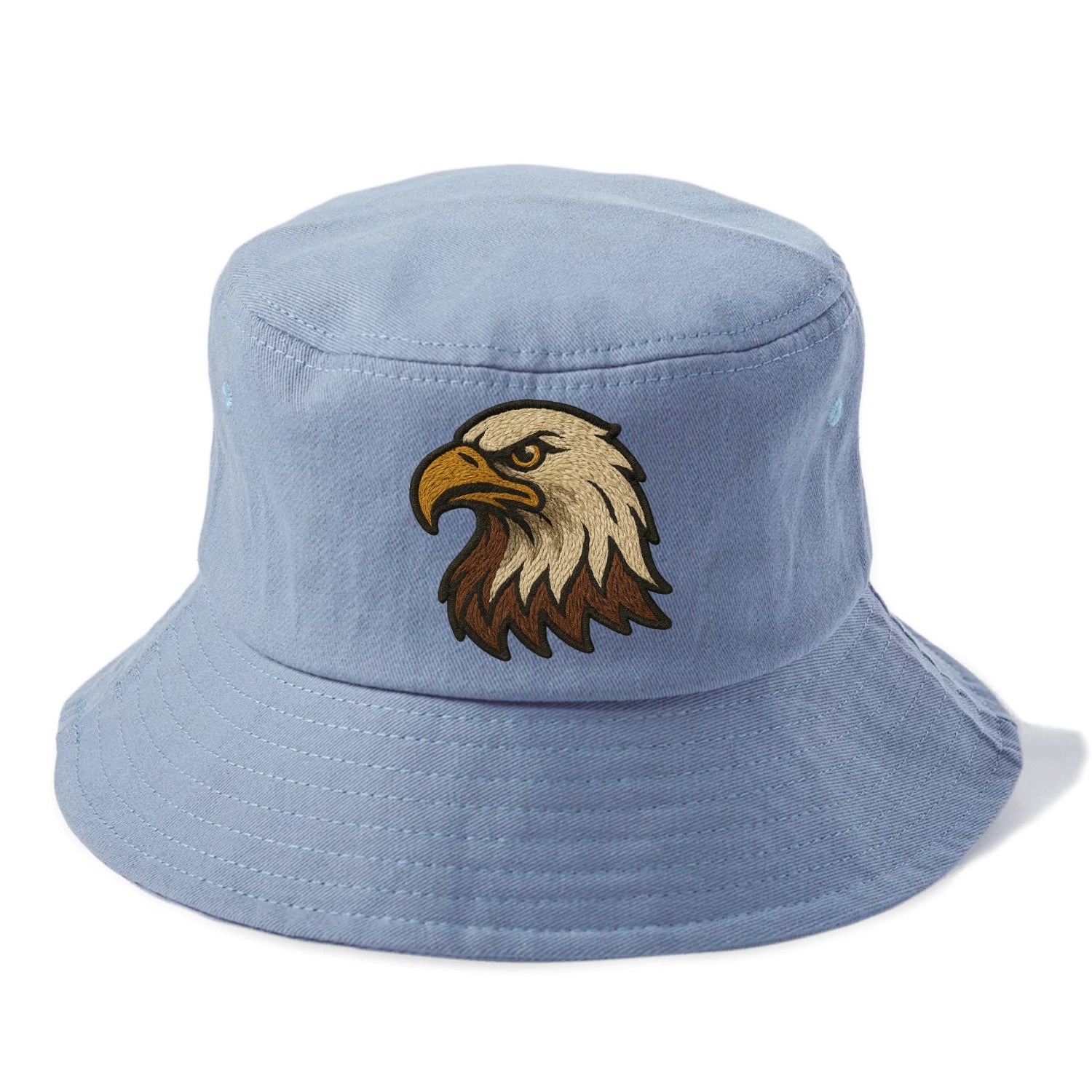 American Eagle Head  - Bucket Hat - Summer Sky(Blue)