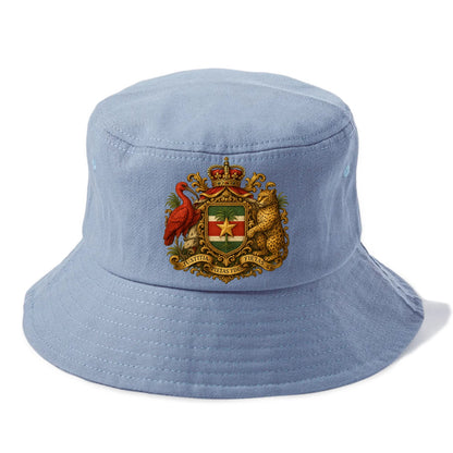 Suriname Star Emblem  - Bucket Hat - Summer Sky(Blue)