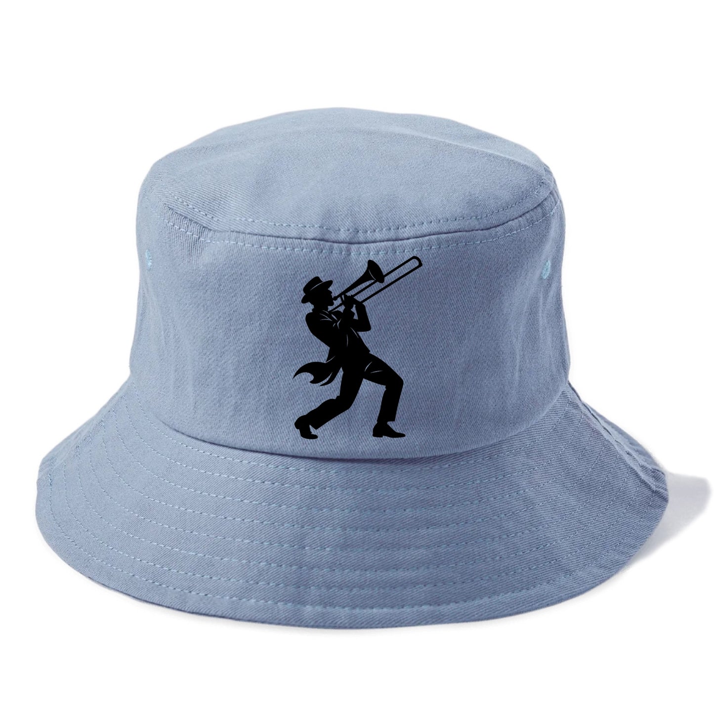 Trombone player jazz improvisation - Bucket Hat - Summer Sky(Blue)