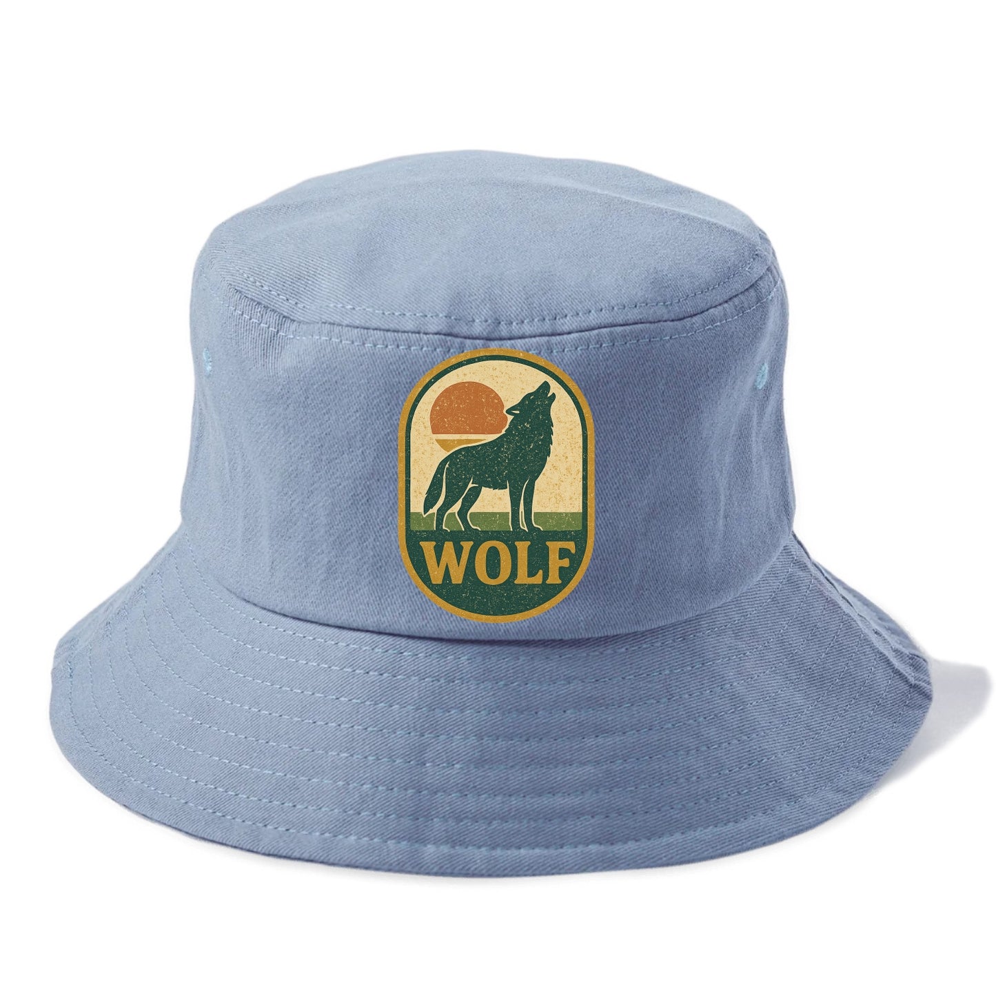 Carbon Fiber Wolf  - Bucket Hat - Summer Sky(Blue)