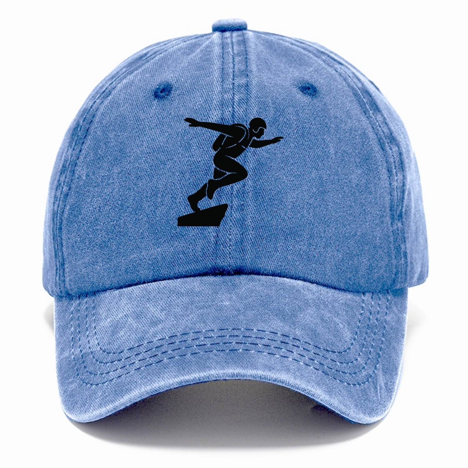 Base jumper launching off - Classic Cap - Summer Sky(Blue)