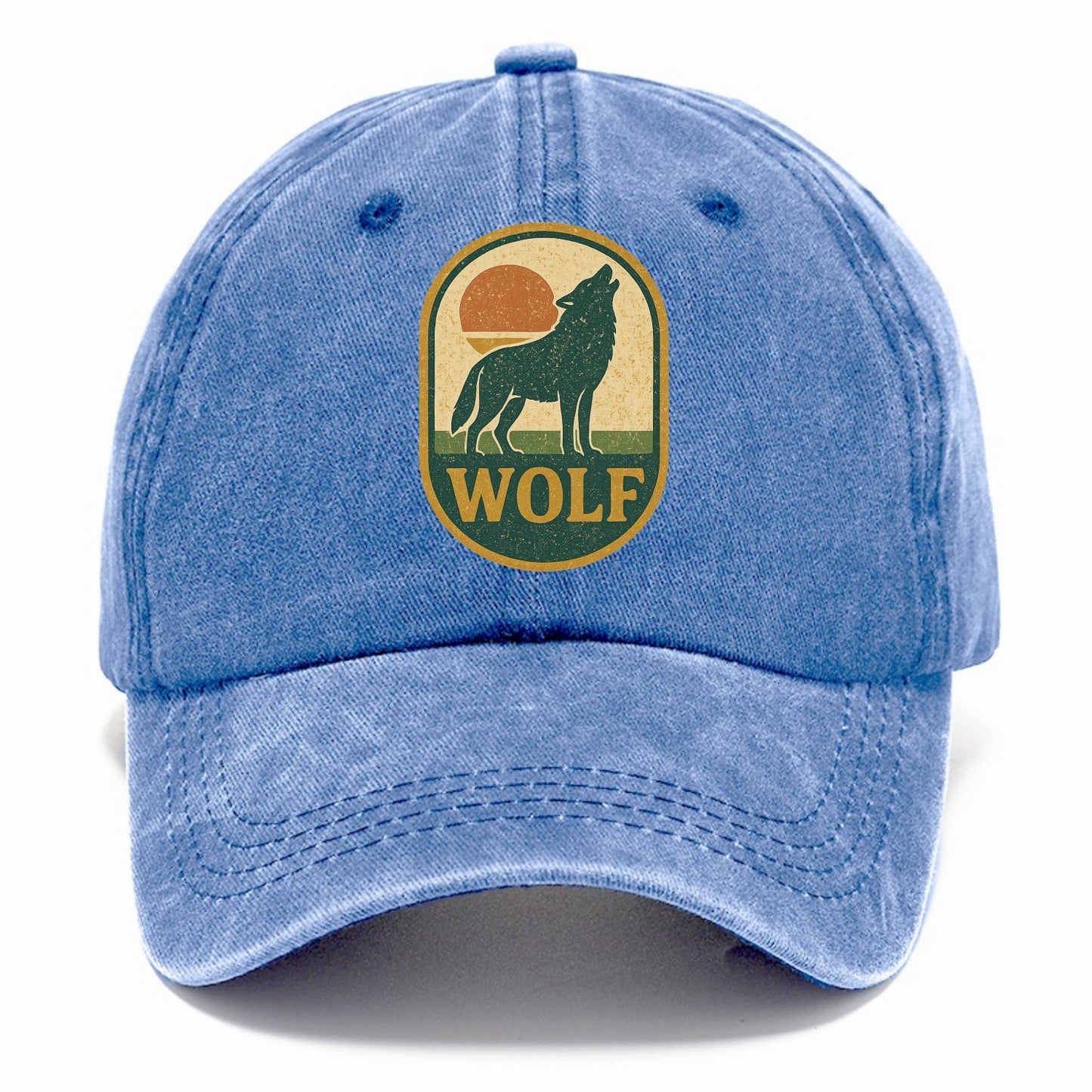 Carbon Fiber Wolf  - Classic Cap - Summer Sky(Blue)