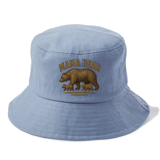 Mama Bear  - Bucket Hat - Summer Sky(Blue)
