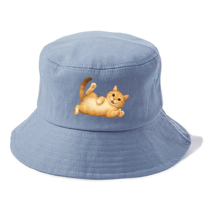 Therapy Cat  - Bucket Hat - Summer Sky(Blue)