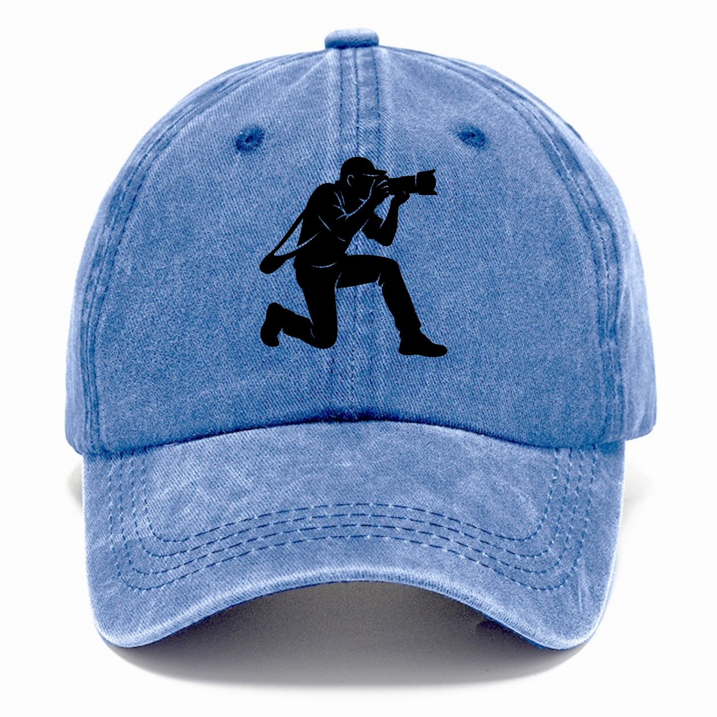 Photographer capturing perfect shot - Classic Cap - Summer Sky(Blue)