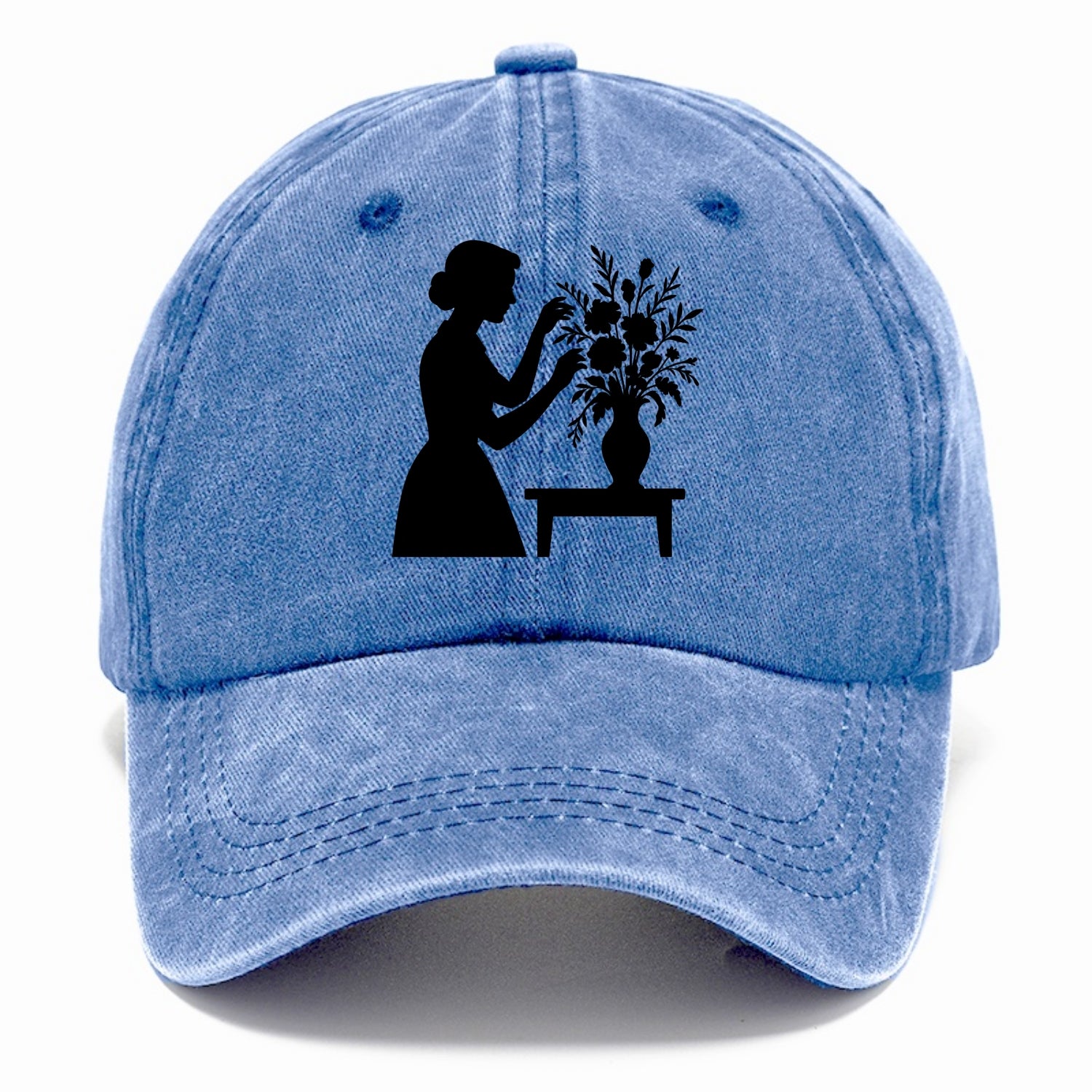 Florist arranging dramatic bouquet - Classic Cap - Summer Sky(Blue)