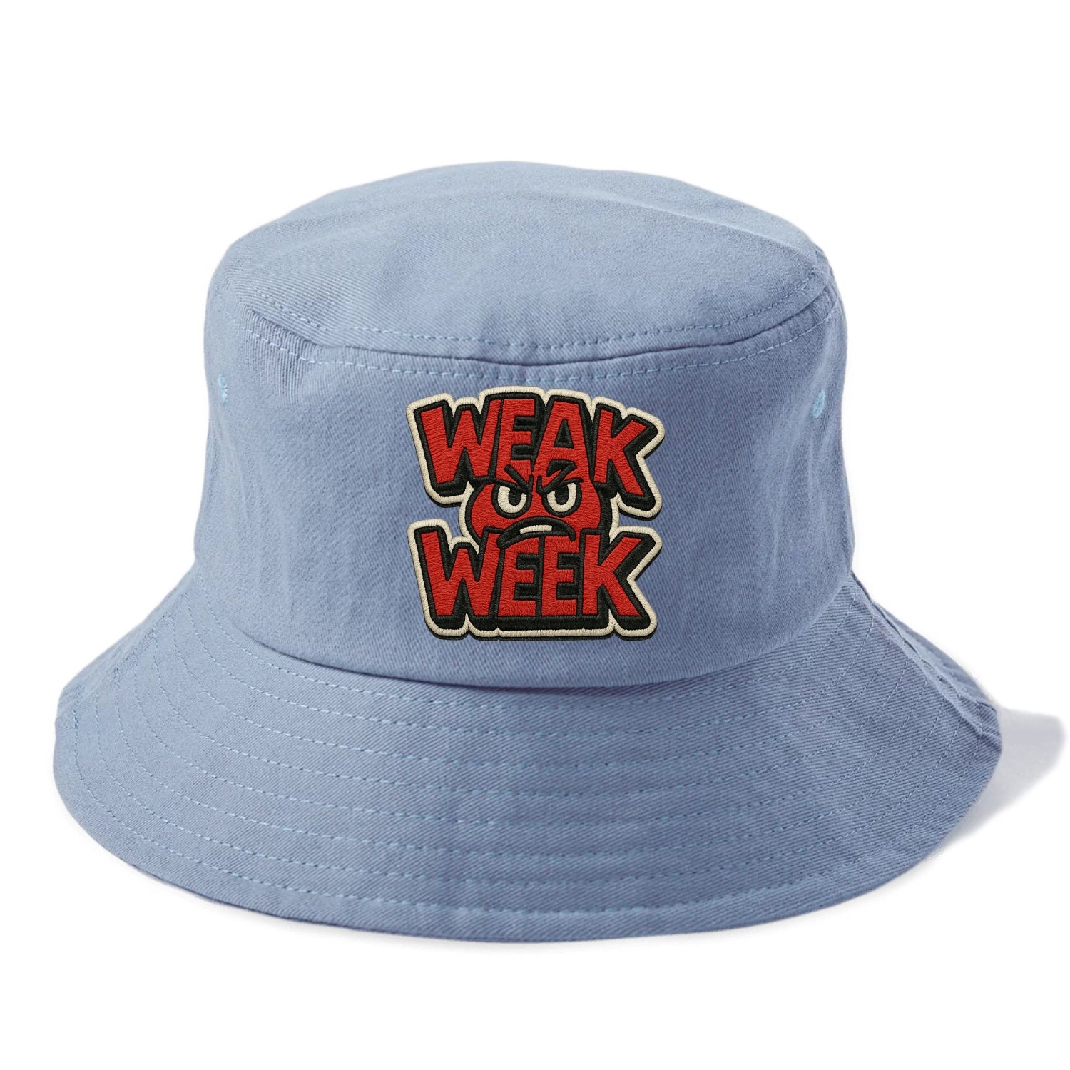 WEAK;WEEK WARRIOR Monday Blue Cap - Bucket Hat - Summer Sky(Blue)