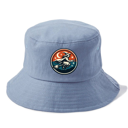 Mystic Night Witch Emblem - Bucket Hat - Summer Sky(Blue)