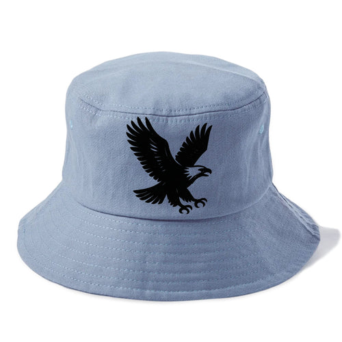 Eagle in flight - liberty and independence ink brushstrokes - Bucket Hat