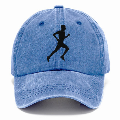 Kenyan distance runner stride - Classic Cap - Summer Sky(Blue)