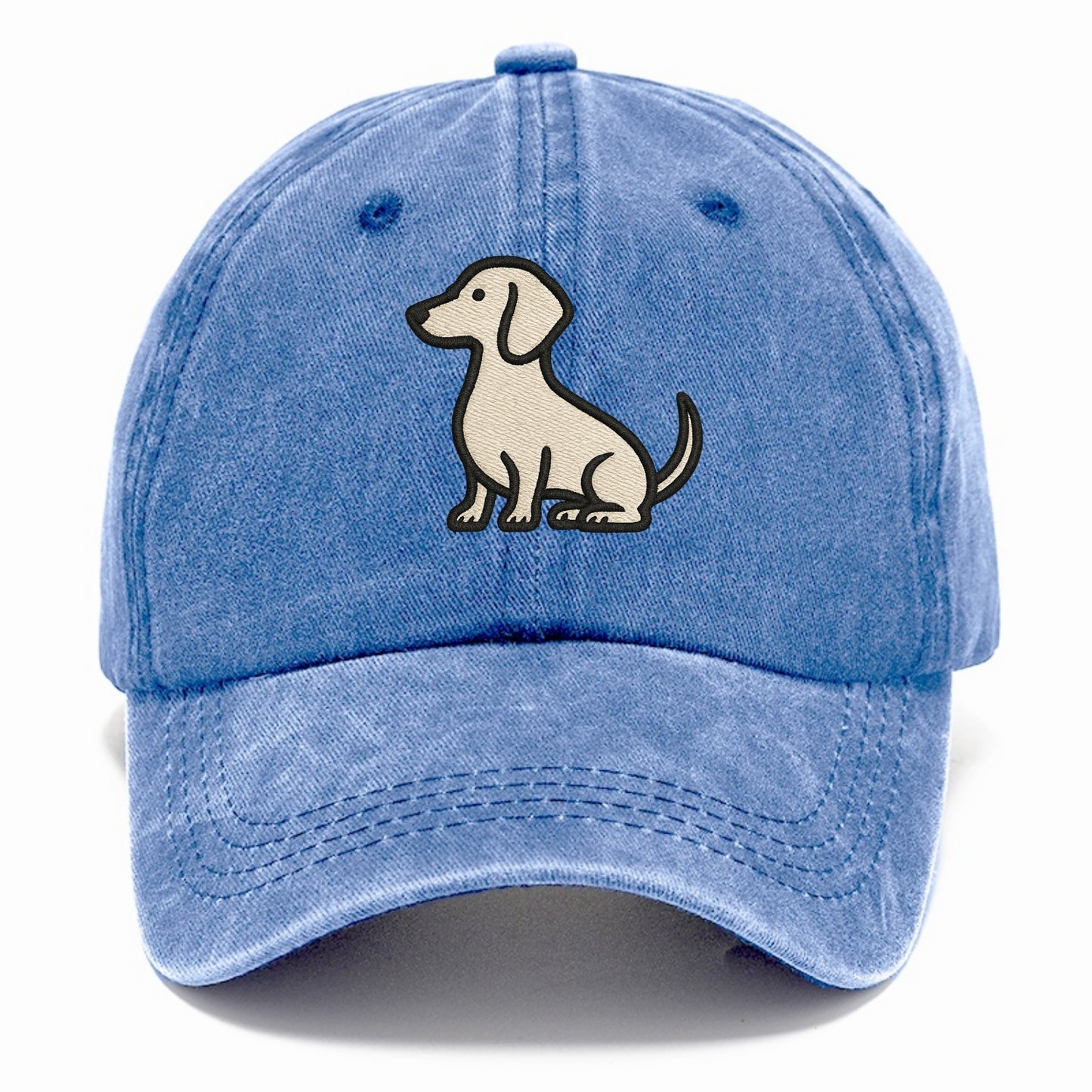 Dachshund - Long body profile view - Classic Cap - Summer Sky(Blue)