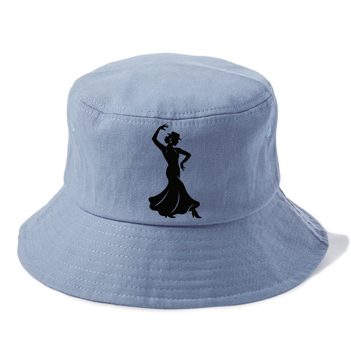 Flamenco dancer passionate stance - Bucket Hat - Summer Sky(Blue)