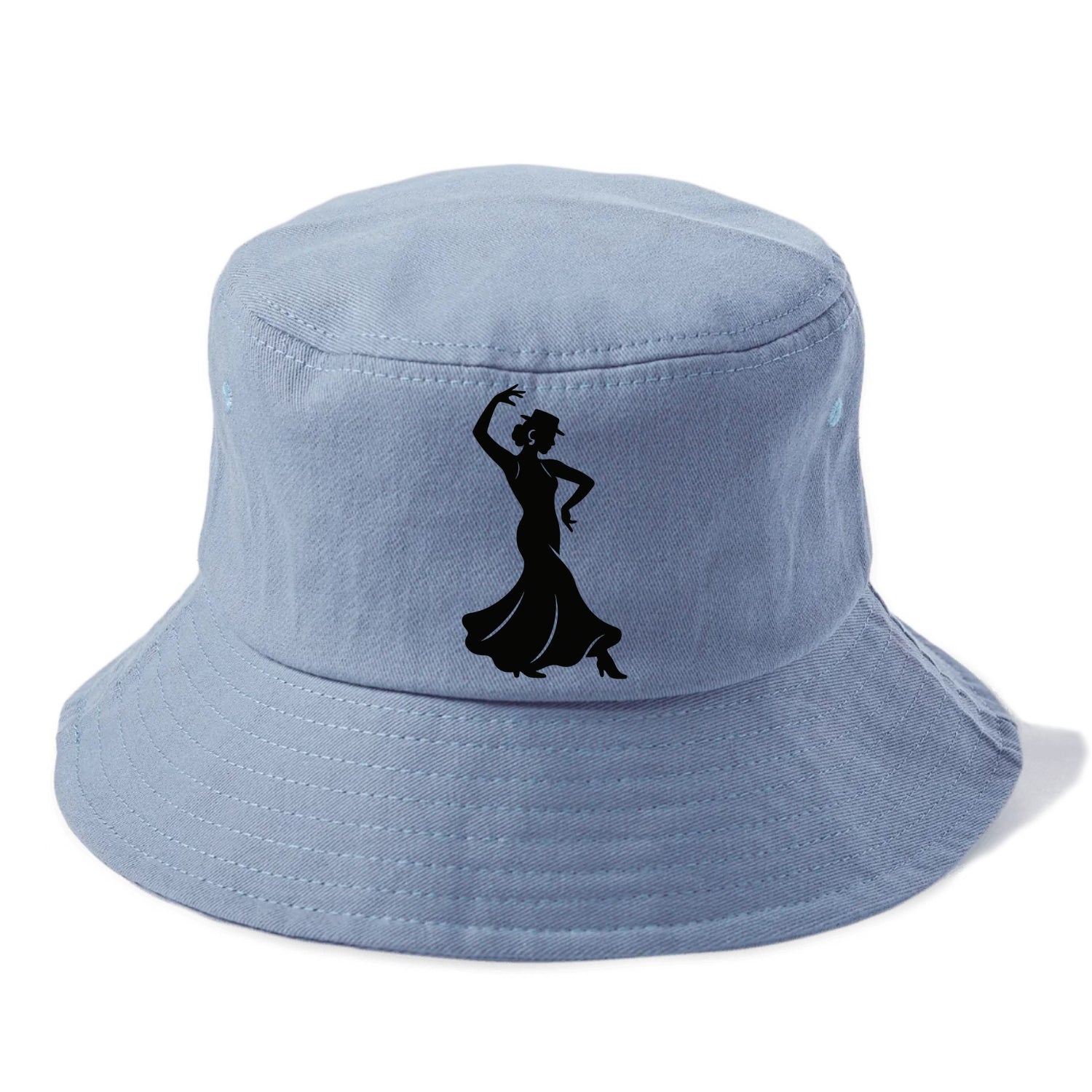Flamenco dancer passionate stance - Bucket Hat - Summer Sky(Blue)