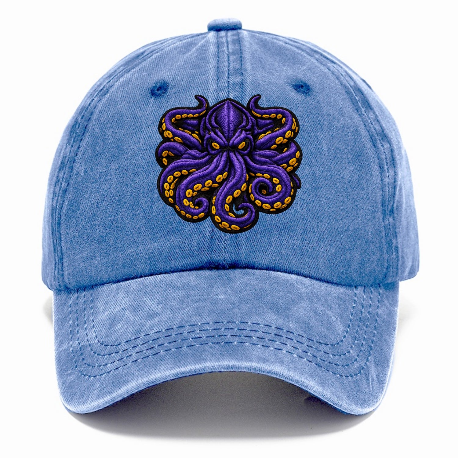 KRAKEN TENTACLES - sea monster in purple and black , deep sea - Classic Cap - Summer Sky(Blue)