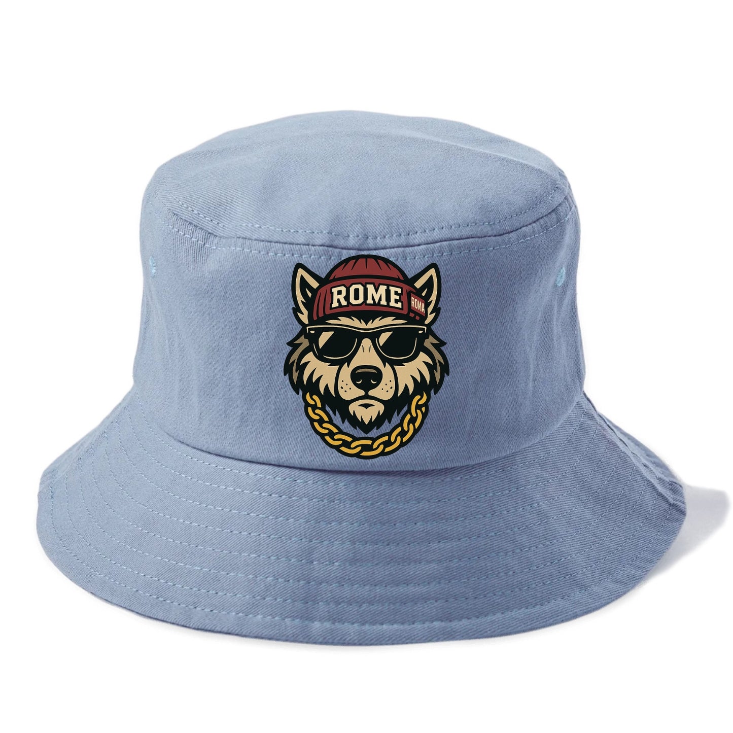 Rome Wolf - Bucket Hat - Summer Sky(Blue)
