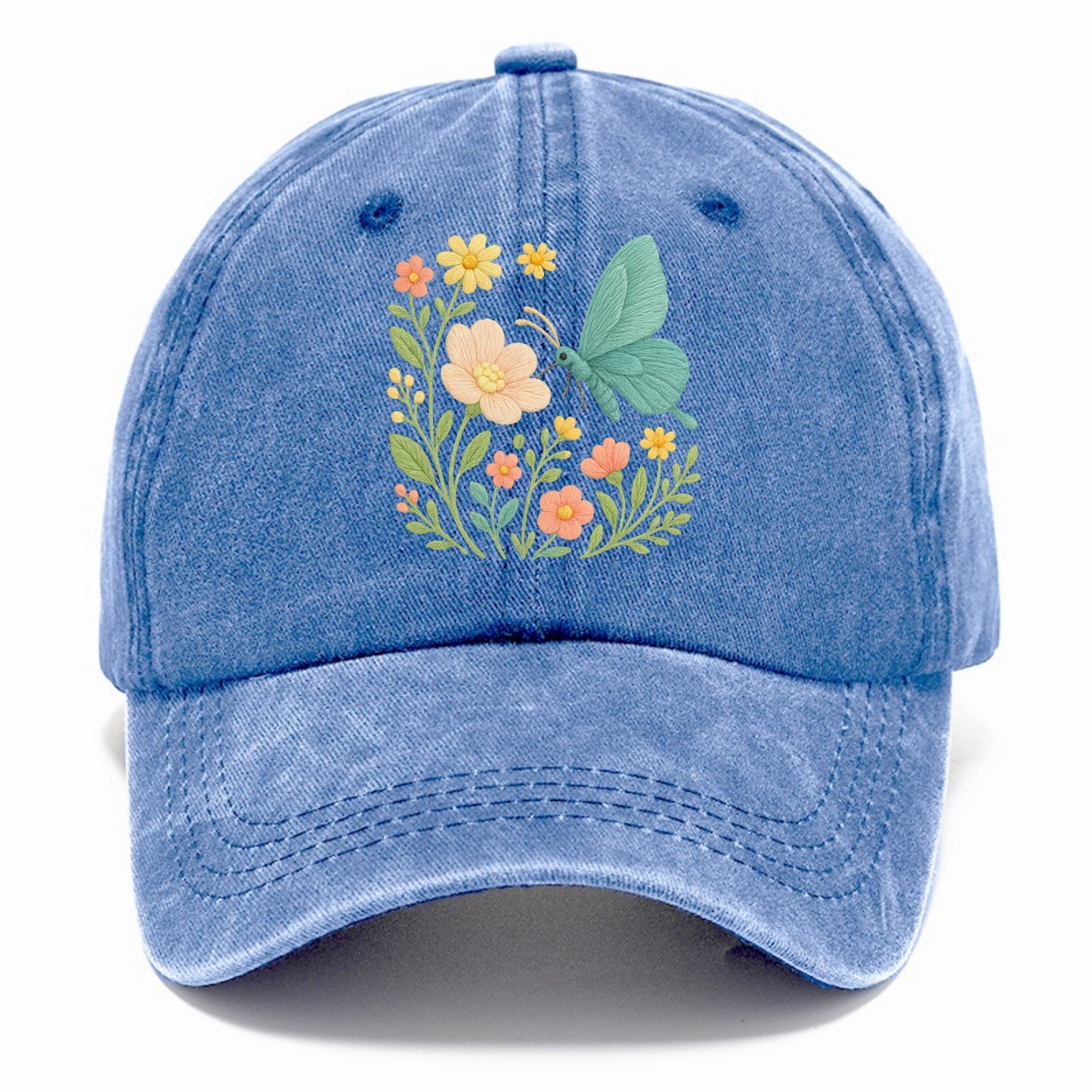 Mint Night Butterfly - Classic Cap - Summer Sky(Blue)