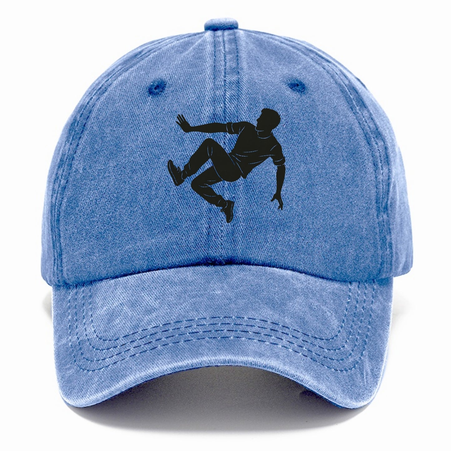 Parkour athlete wall run - Classic Cap - Summer Sky(Blue)