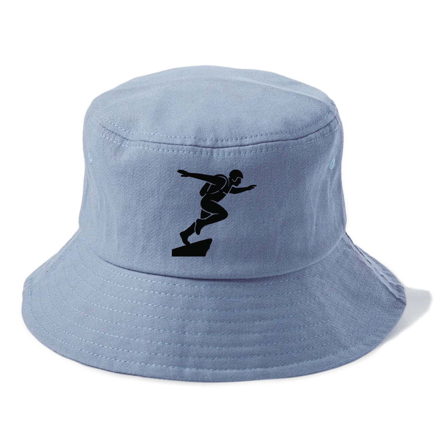Base jumper launching off - Bucket Hat - Summer Sky(Blue)