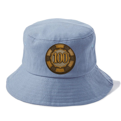 Poker Chip  - Bucket Hat - Summer Sky(Blue)