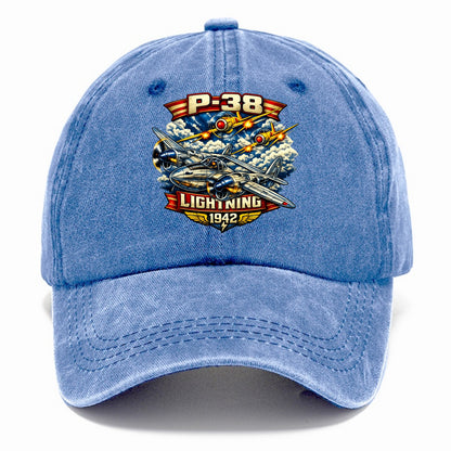 P 38 Lightning - Classic Cap - Summer Sky(Blue)