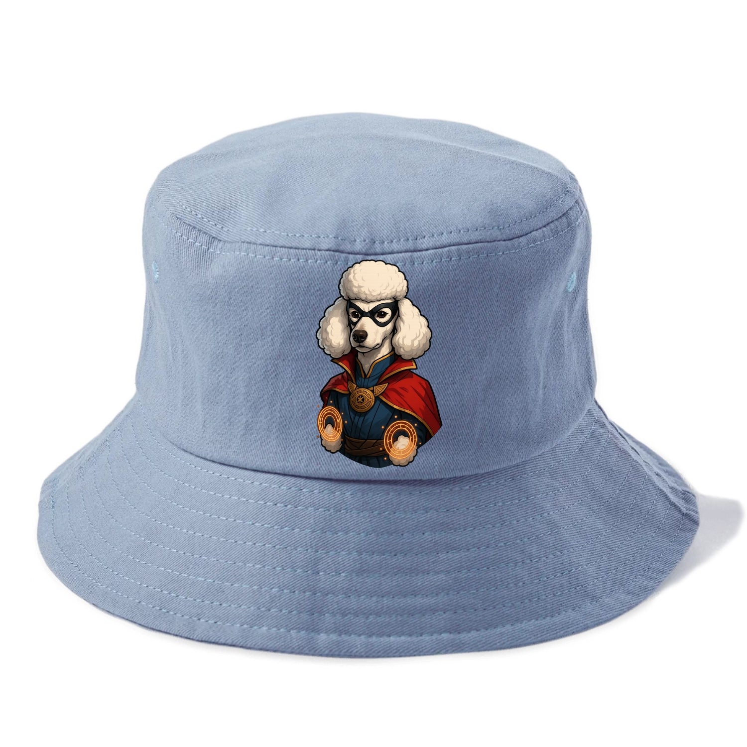 Poodle Doctor Strange  - Bucket Hat - Summer Sky(Blue)