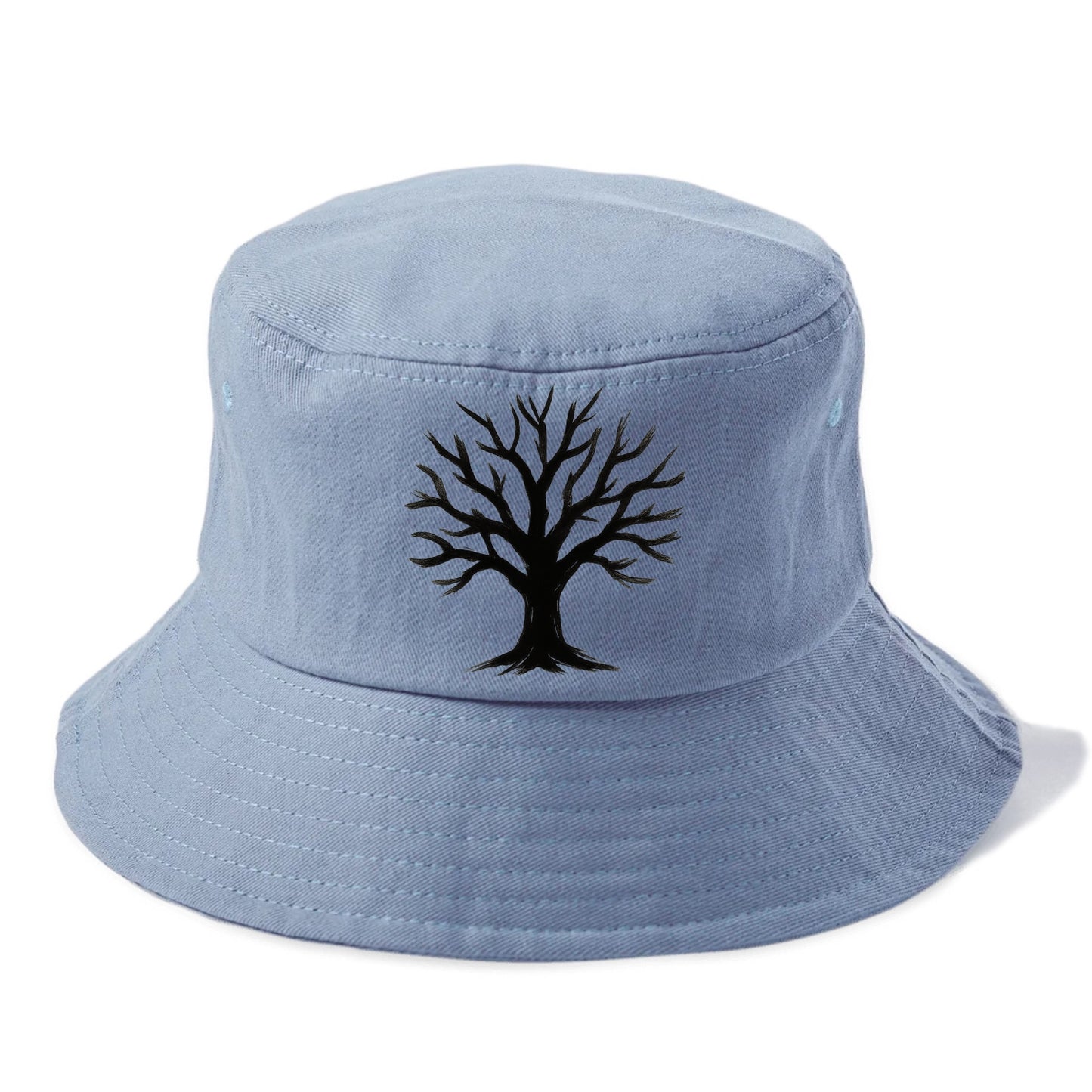 Tree with many branches - community strength ink art - Bucket Hat - Summer Sky(Blue)