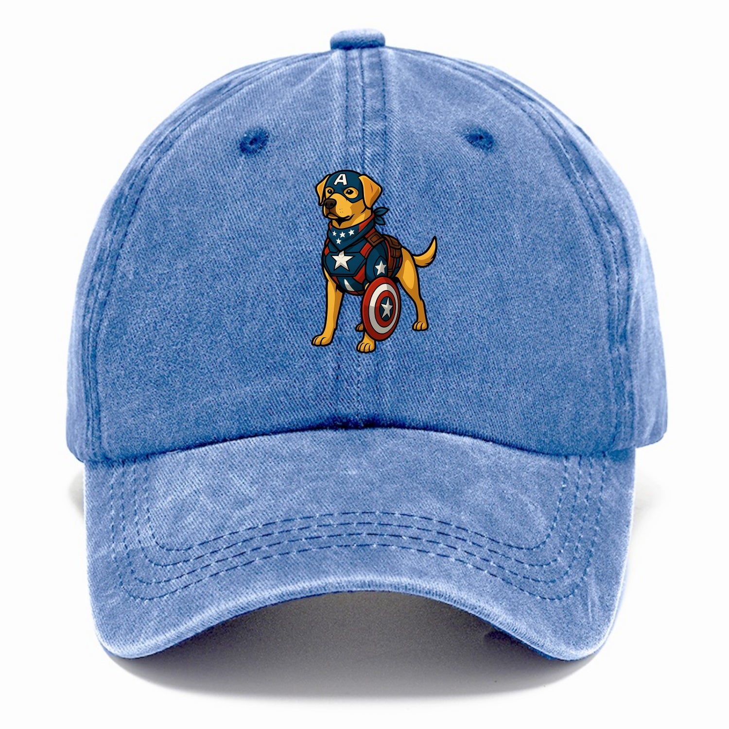 Labrador Captain America  - Classic Cap - Summer Sky(Blue)