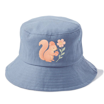 Coral Squirrel - Bucket Hat - Summer Sky(Blue)