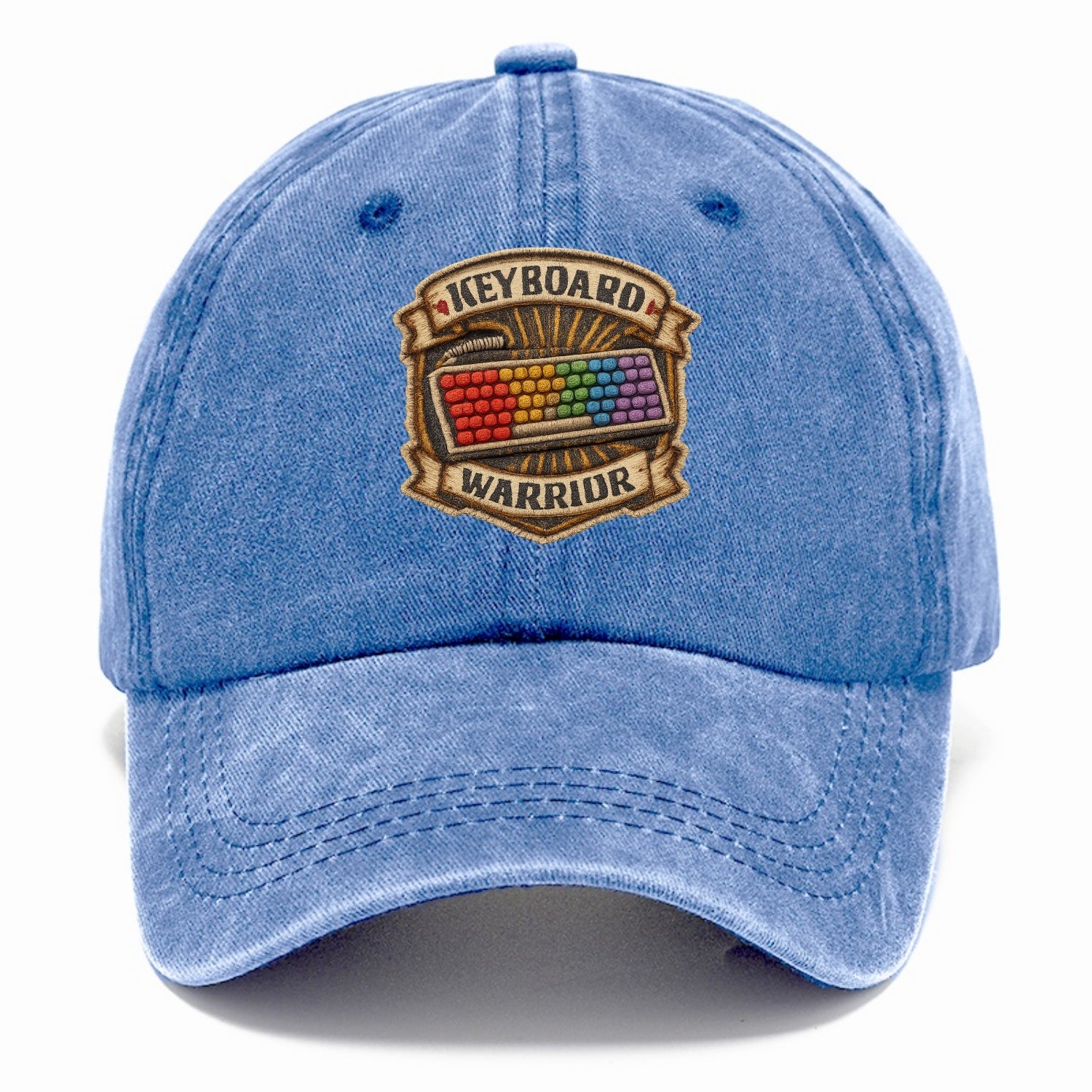 KEYBOARD WARRIOR - mechanical keyboard in RGB rainbow , PC master race - Classic Cap - Summer Sky(Blue)