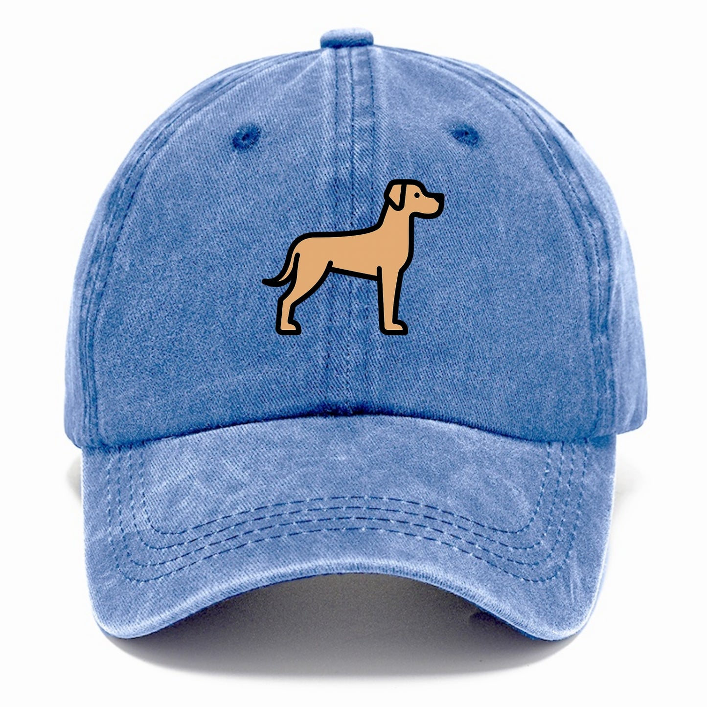 Great Dane - Fawn colored flat side profile - Classic Cap - Summer Sky(Blue)