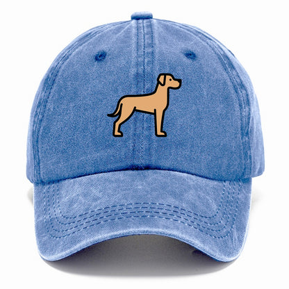Great Dane - Fawn colored flat side profile - Classic Cap - Summer Sky(Blue)