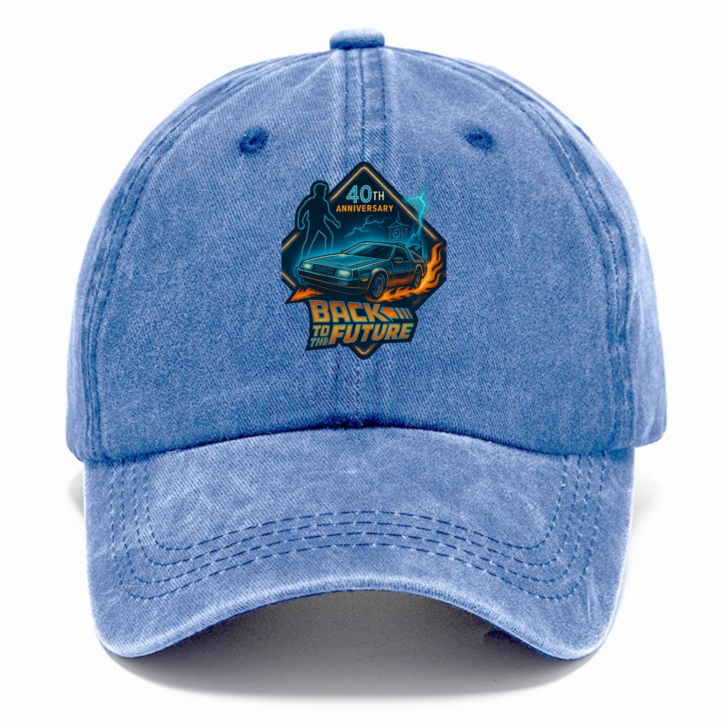 Back To The Future 40th Anniversary 2 - Classic Cap - Summer Sky(Blue)