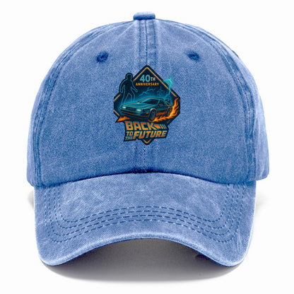 Back To The Future 40th Anniversary 2 - Classic Cap - Summer Sky(Blue)