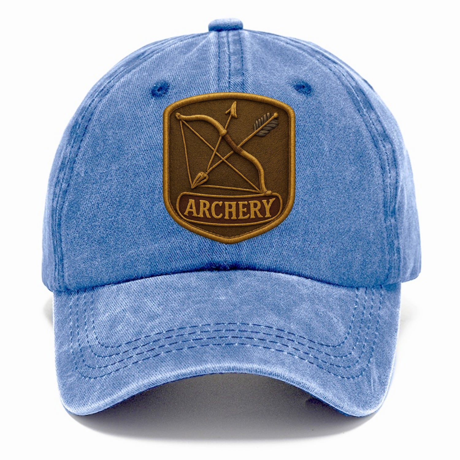 Bow and arrow crossed - archery enthusiast - Classic Cap - Summer Sky(Blue)