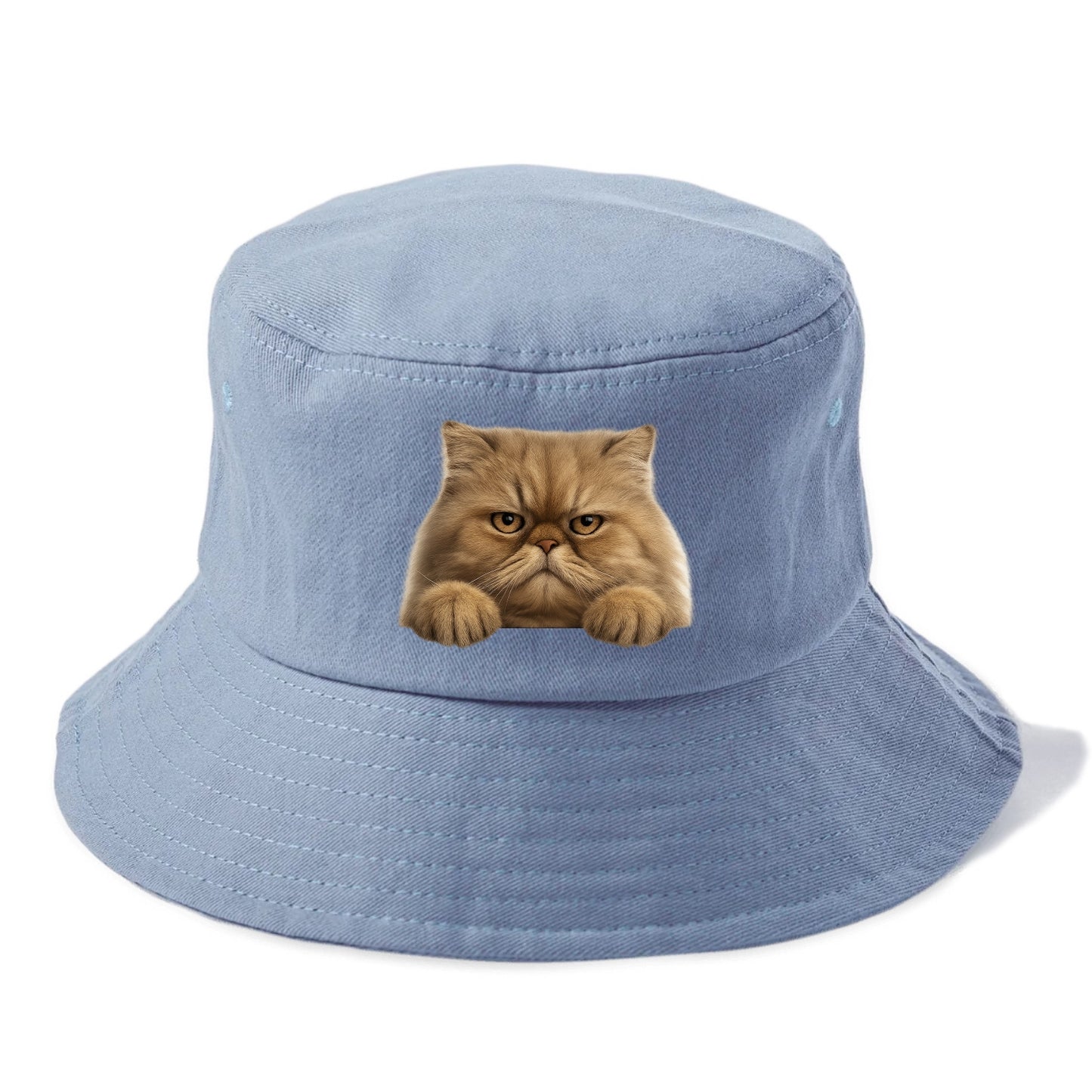 Persian Cat  - Bucket Hat - Summer Sky(Blue)