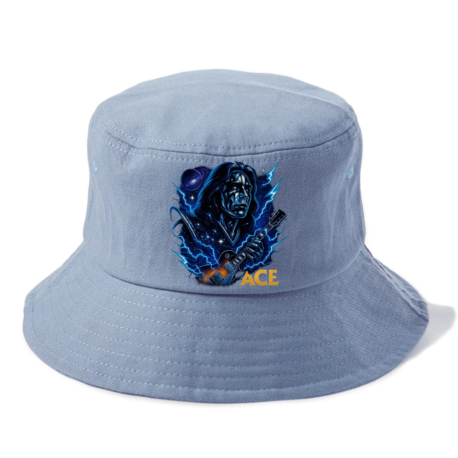 Cosmic Chrome Portrait - Bucket Hat - Summer Sky(Blue)