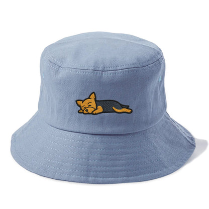 Yorkshire Terrier - Blue and tan fully r Bucket Hat - Summer Sky(Blue)