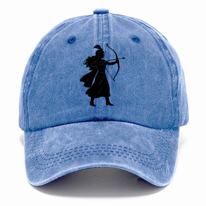 Warrior princess with bow and arrow - Classic Cap - Summer Sky(Blue)