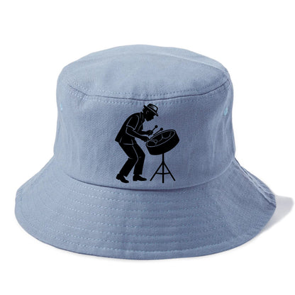 Steel drum player Caribbean rhythm - Bucket Hat - Summer Sky(Blue)