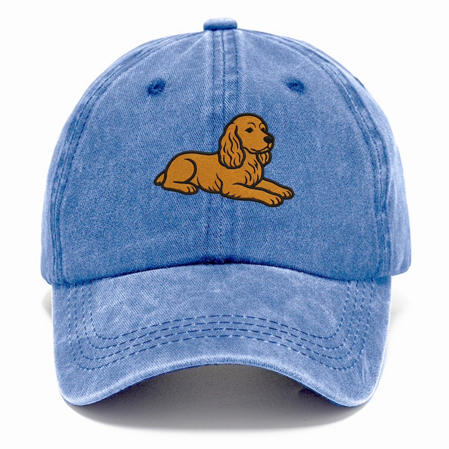 Cocker Spaniel - Golden colored relaxed Classic Cap - Summer Sky(Blue)
